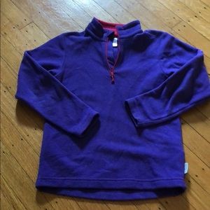 Quechua pullover fleece sz 8 purple
